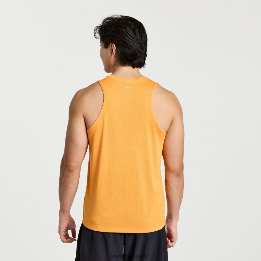 Saucony Stopwatch Singlet TX0L64309 Marigold Heather