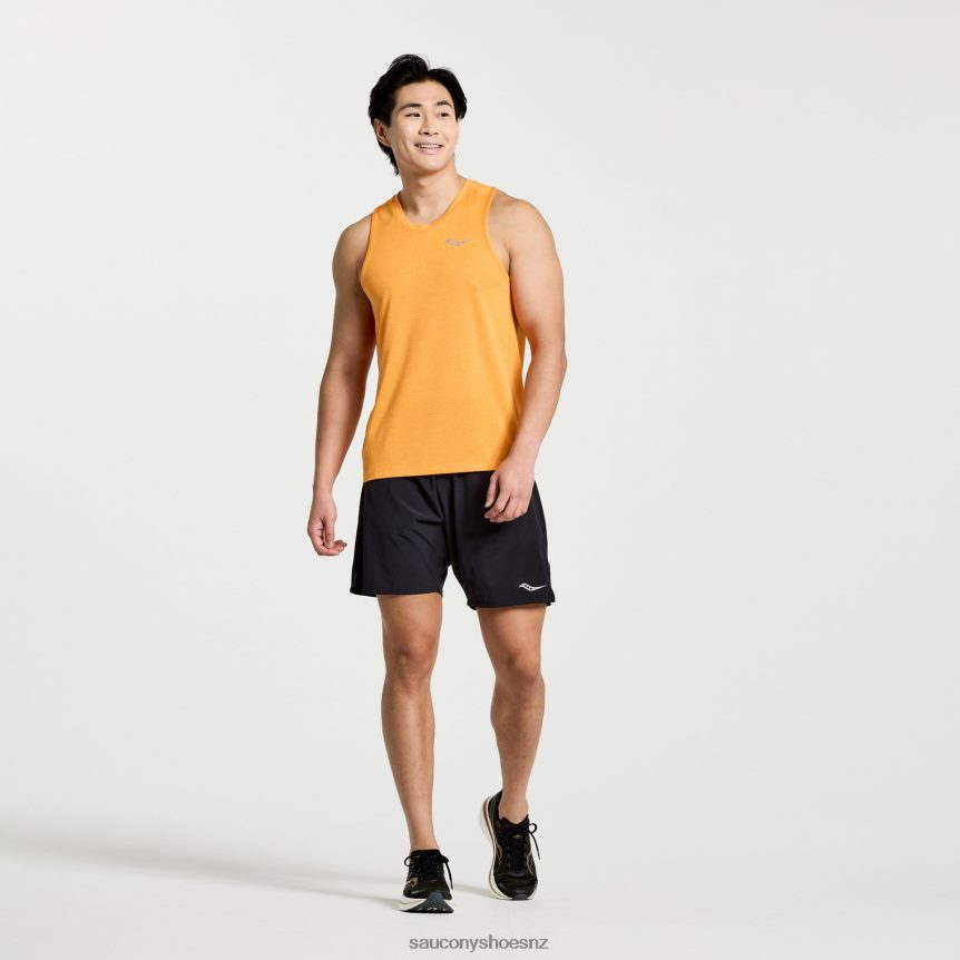 Saucony Stopwatch Singlet TX0L64309 Marigold Heather