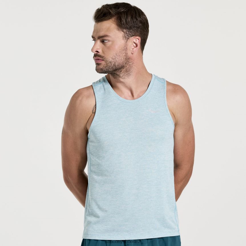Saucony Stopwatch Singlet TX0L64310 Rainfall Heather