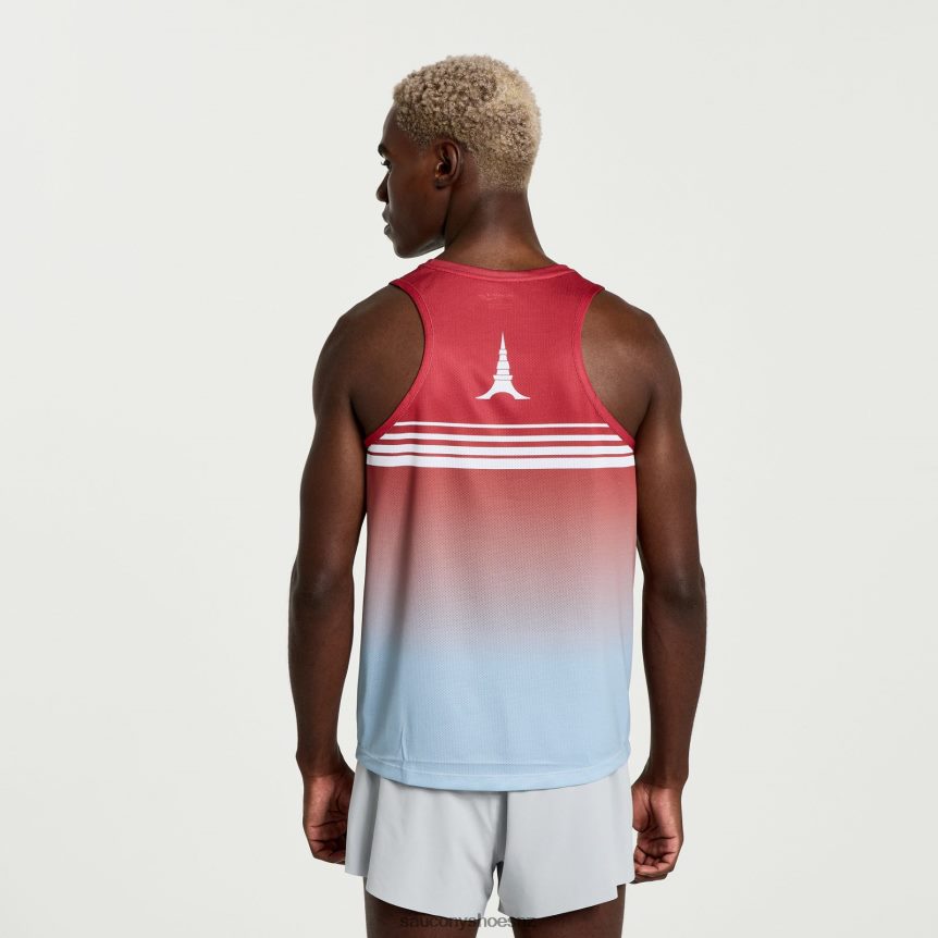 Saucony Tokyo Stopwatch Singlet TX0L64329 Tokyo 2023