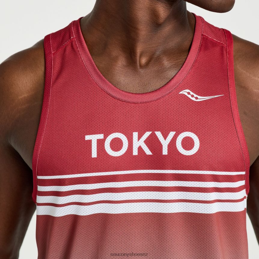 Saucony Tokyo Stopwatch Singlet TX0L64329 Tokyo 2023