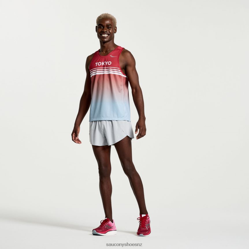 Saucony Tokyo Stopwatch Singlet TX0L64329 Tokyo 2023
