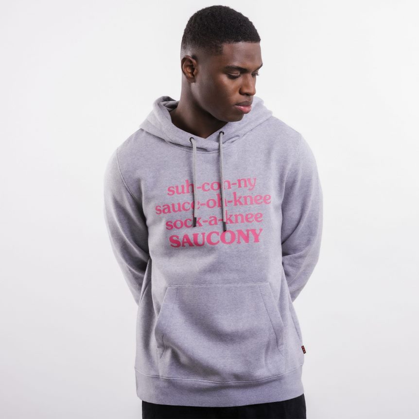 Saucony X Frank Cooke Rested Hoodie TX0L64360 Light Grey Heather