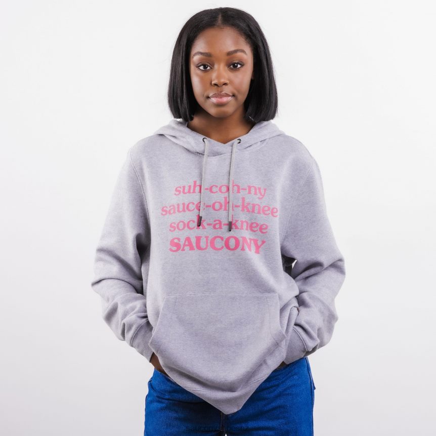 Saucony X Frank Cooke Rested Hoodie TX0L64360 Light Grey Heather