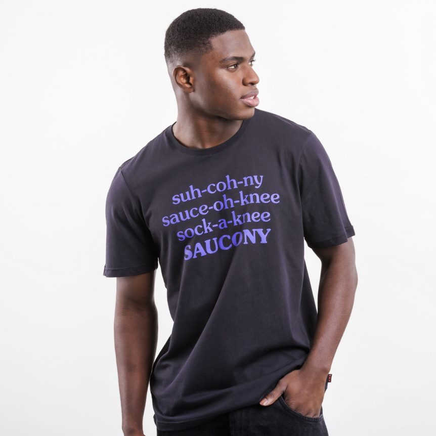 Saucony X Frank Cooke Rested T-Shirt TX0L64350 Black