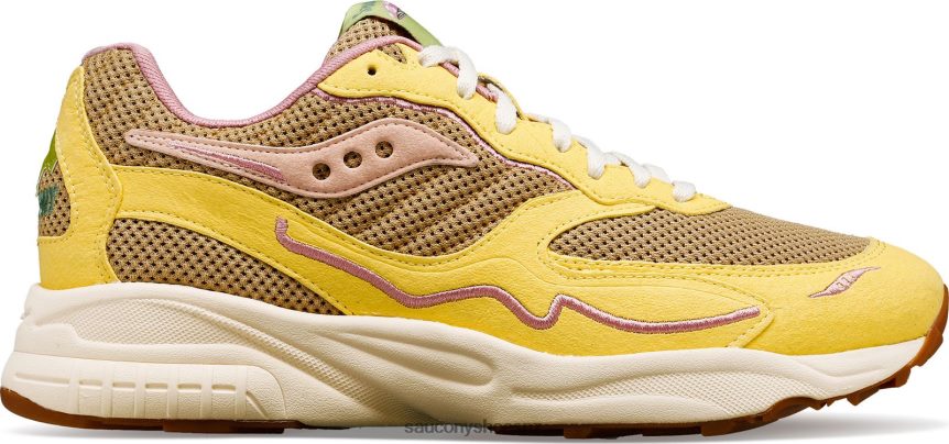 Saucony 3D Grid Hurricane Mushroom TX0L64180 Tan/Light Yellow