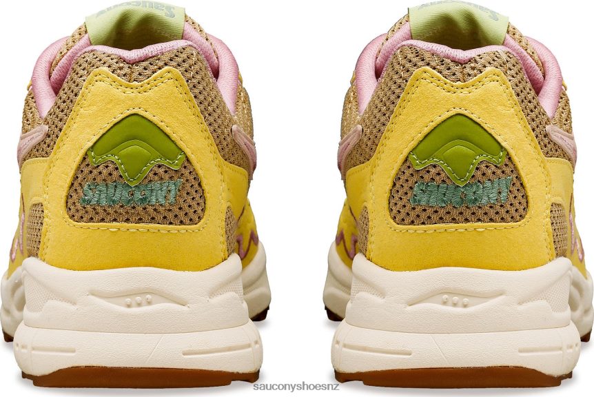 Saucony 3D Grid Hurricane Mushroom TX0L64180 Tan/Light Yellow