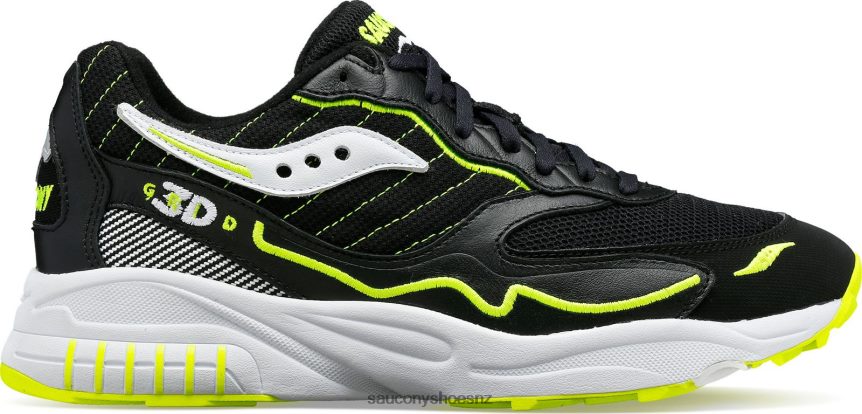 Saucony 3D Grid Hurricane TX0L64197 Black/White