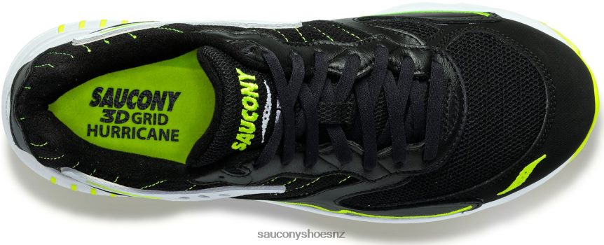 Saucony 3D Grid Hurricane TX0L64197 Black/White