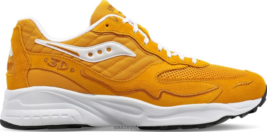 Saucony 3D Grid Hurricane TX0L64198 Mustard/White
