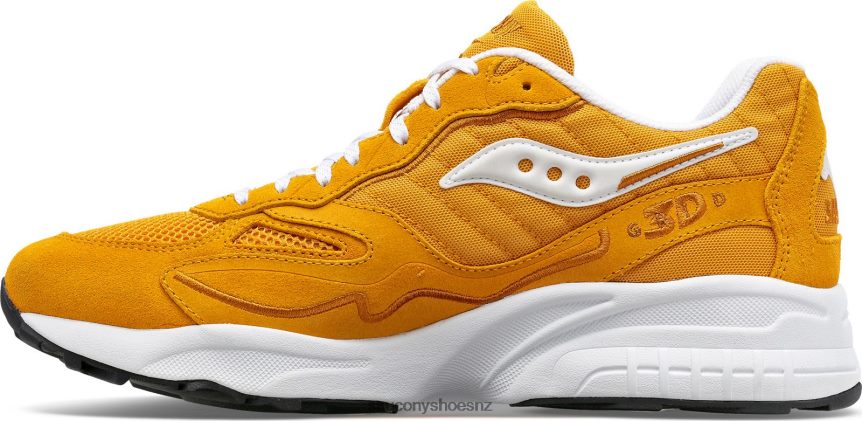 Saucony 3D Grid Hurricane TX0L64198 Mustard/White