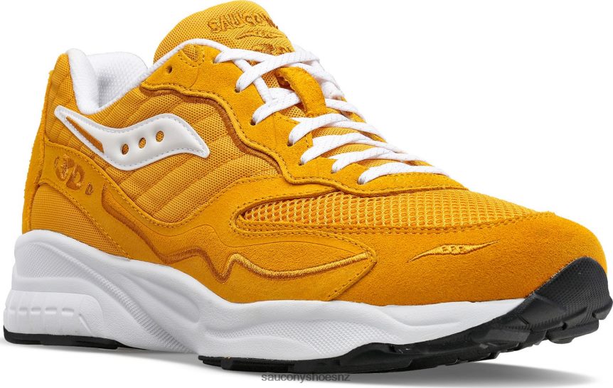 Saucony 3D Grid Hurricane TX0L64198 Mustard/White