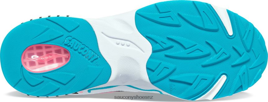 Saucony 3D Grid Hurricane TX0L64199 White/Black/Pink