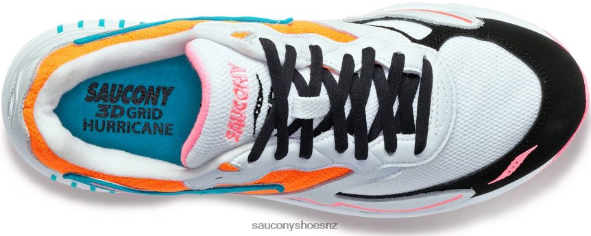 Saucony 3D Grid Hurricane TX0L64200 White/Orange