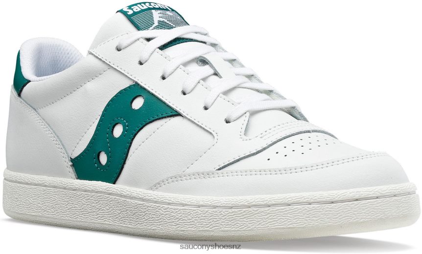 Saucony Jazz Court PU TX0L64237 White/Green