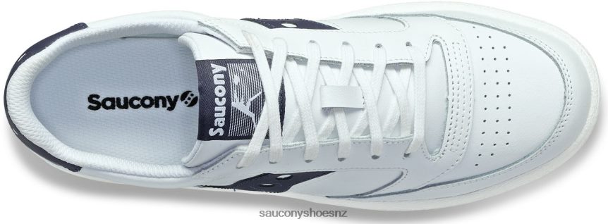 Saucony Jazz Court PU TX0L64238 White/Navy