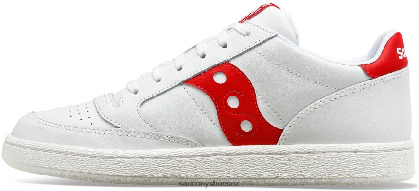 Saucony Jazz Court PU TX0L64239 White/Red