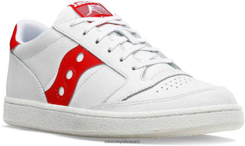 Saucony Jazz Court PU TX0L64239 White/Red