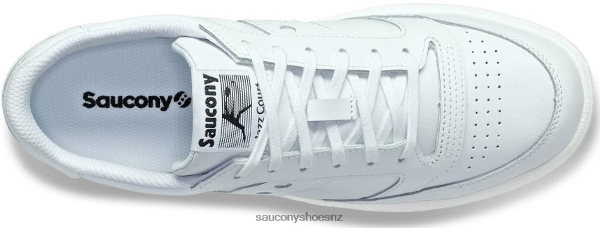 Saucony Jazz Court PU TX0L64240 White/White