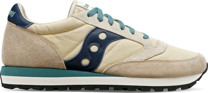 Saucony Jazz Original Stonewash TX0L64214 Tan/Navy
