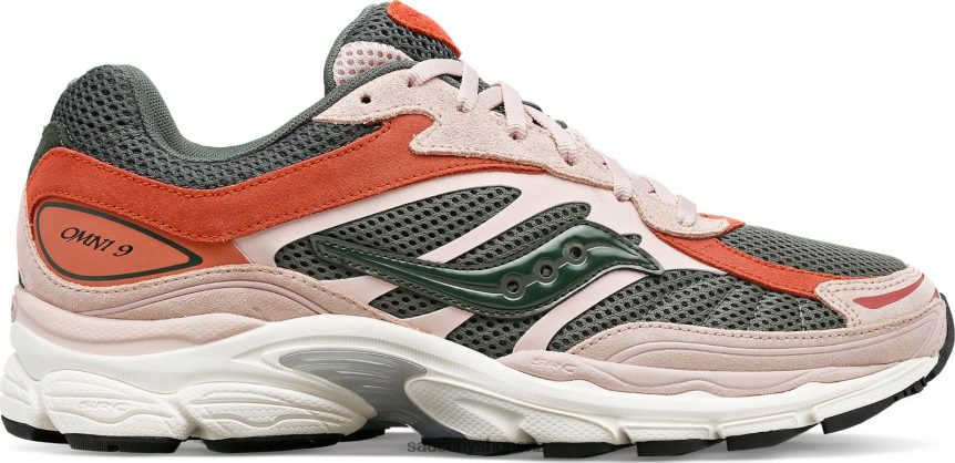 Saucony OG ProGrid Omni 9 Premium TX0L64230 Dust Pink/Green