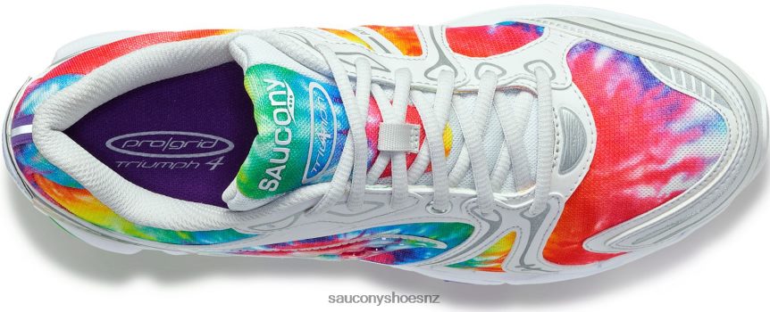Saucony OG ProGrid Triumph 4 Tie-Dye TX0L64175 White/Tie-Dye