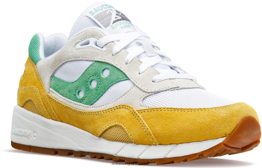 Saucony Shadow 6000 TX0L64228 White/Yellow/Green