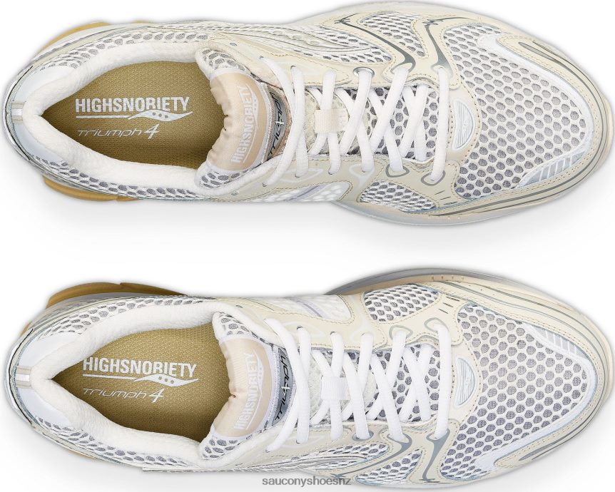 Saucony X Highsnobiety ProGrid Triumph 4 TX0L64289 Cream White