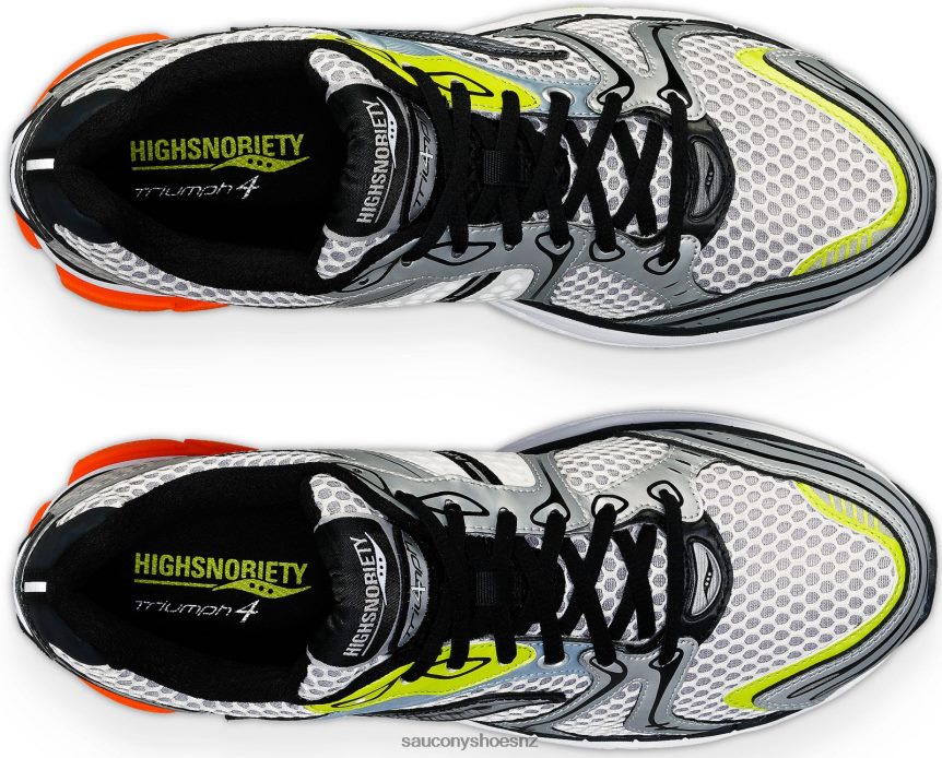 Saucony X Highsnobiety ProGrid Triumph 4 TX0L64290 Silver Multi