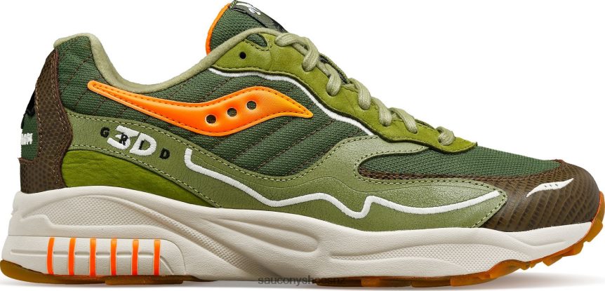 Saucony X Maybe Tomorrow 3D Grid Hurricane TX0L64242 Tortoise