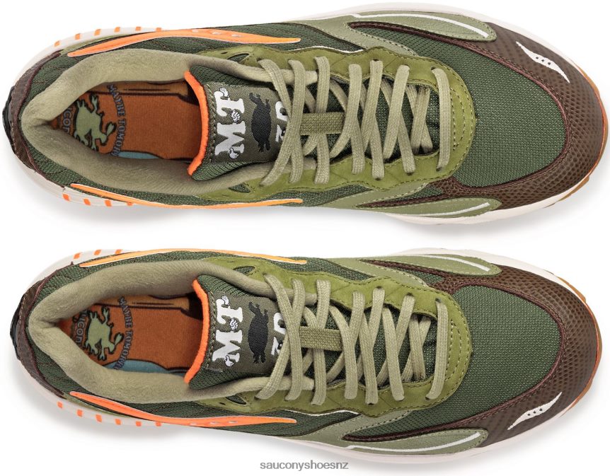 Saucony X Maybe Tomorrow 3D Grid Hurricane TX0L64242 Tortoise