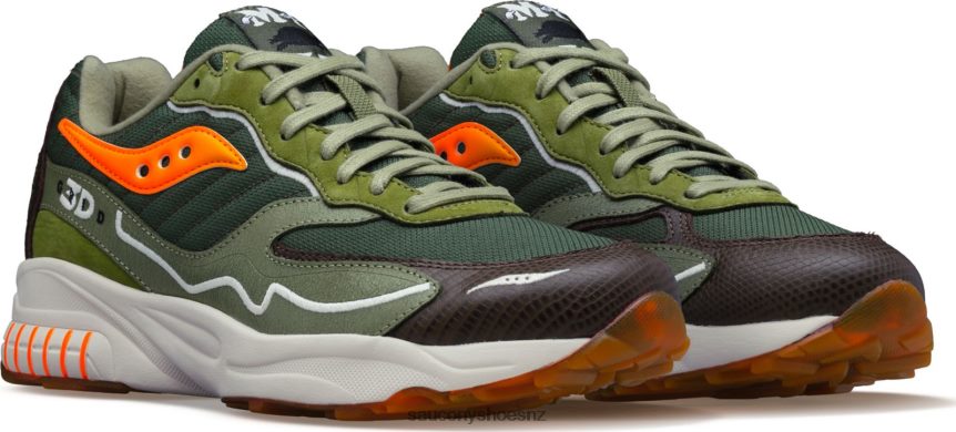 Saucony X Maybe Tomorrow 3D Grid Hurricane TX0L64242 Tortoise