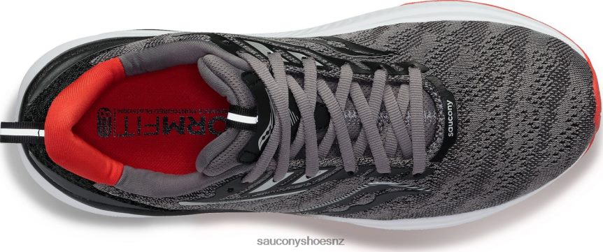 Saucony Echelon 9 TX0L6494 Charcoal/Red Sky