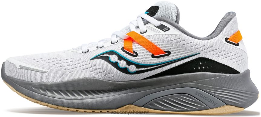Saucony Guide 16 TX0L6453 White/Gravel