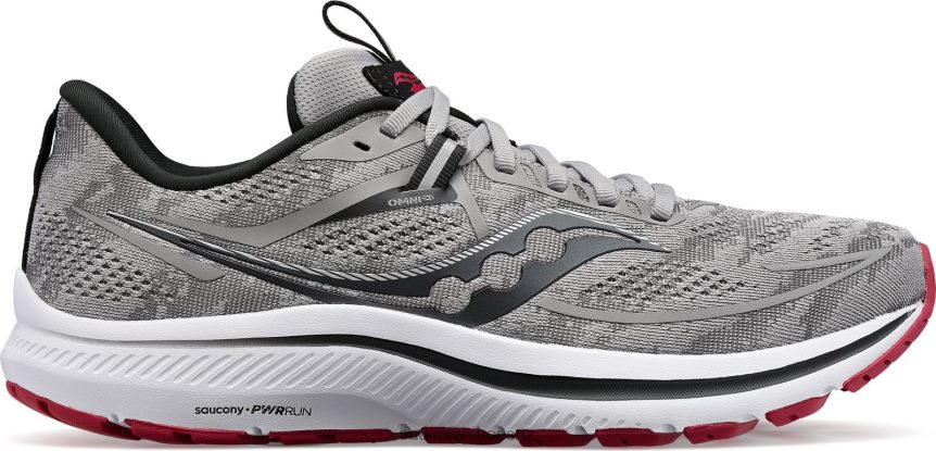 Saucony Omni 21 TX0L6485 Alloy/Garnet