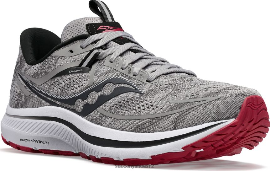 Saucony Omni 21 Wide TX0L64114 Alloy/Garnet