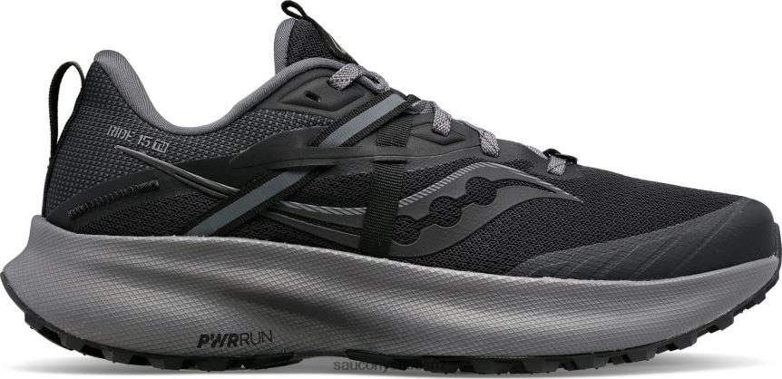 Saucony Ride 15 TR TX0L64141 Black/Charcoal