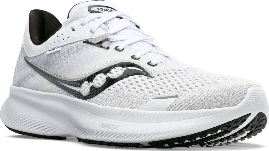 Saucony Ride 16 TX0L6410 White/Black
