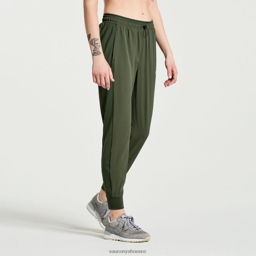 Saucony Boston Woven Pant TX0L64830 Climbing Ivy