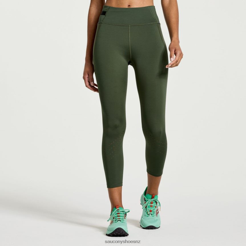 Saucony Explorer Utility Crop Tight TX0L64816 Climbing Ivy