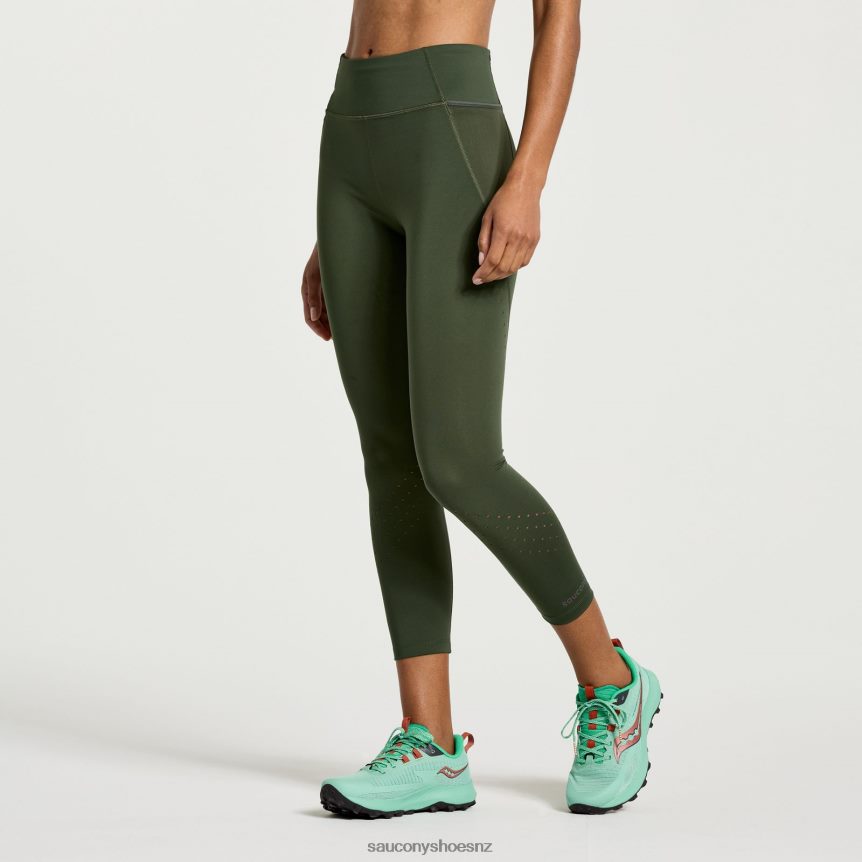 Saucony Explorer Utility Crop Tight TX0L64816 Climbing Ivy