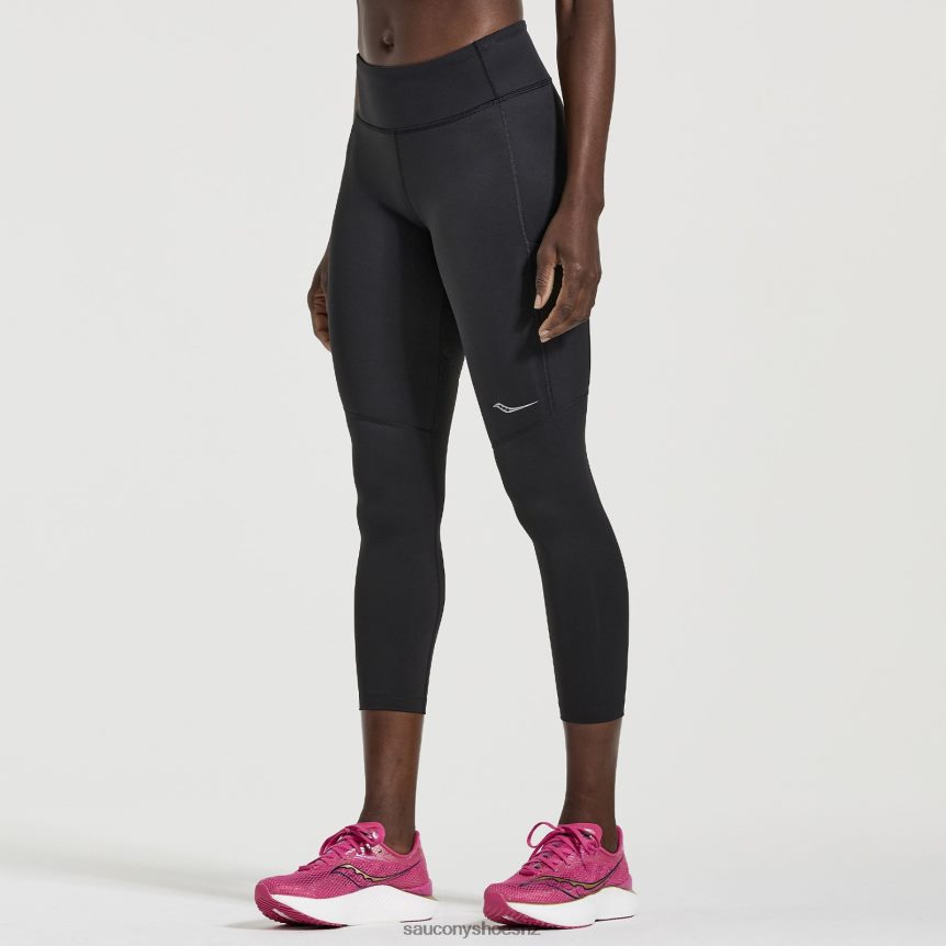 Saucony Fortify Crop Tight TX0L64812 Black