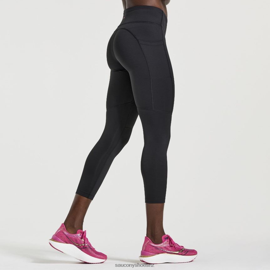 Saucony Fortify Crop Tight TX0L64812 Black
