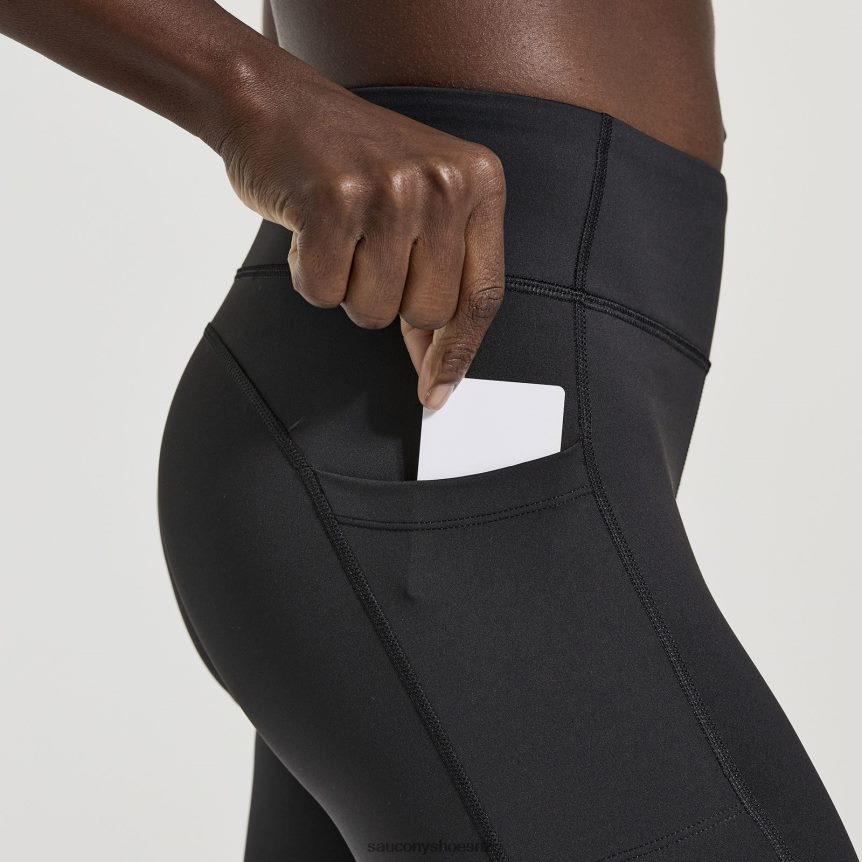 Saucony Fortify Crop Tight TX0L64812 Black