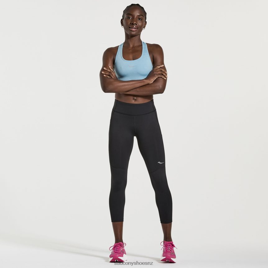 Saucony Fortify Crop Tight TX0L64812 Black