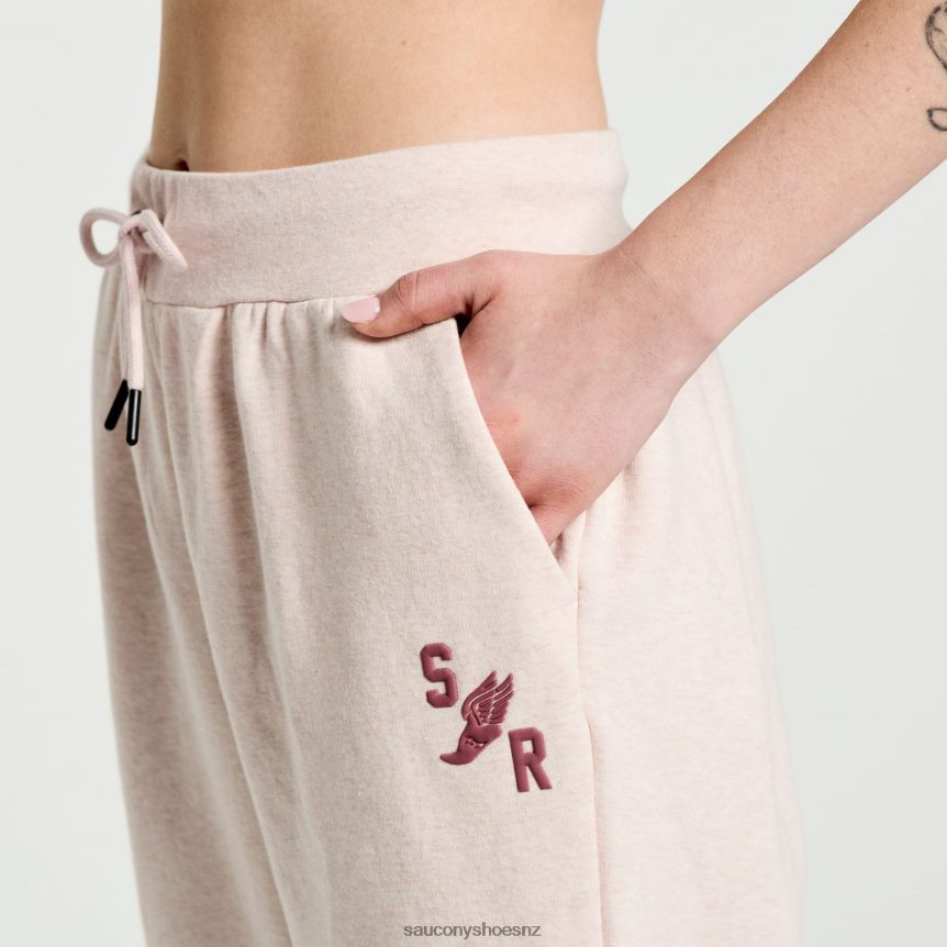 Saucony Rested Sweatpant TX0L64849 Sepia Rose Heather