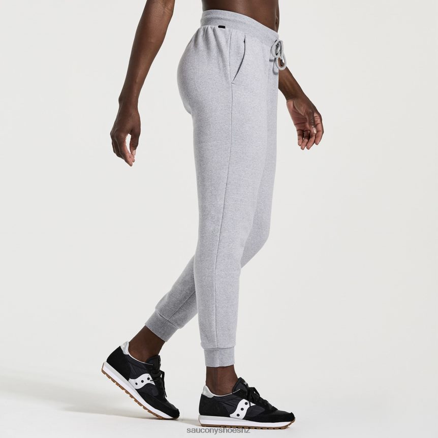Saucony Rested Sweatpant TX0L64850 Light Grey Heather Graphic
