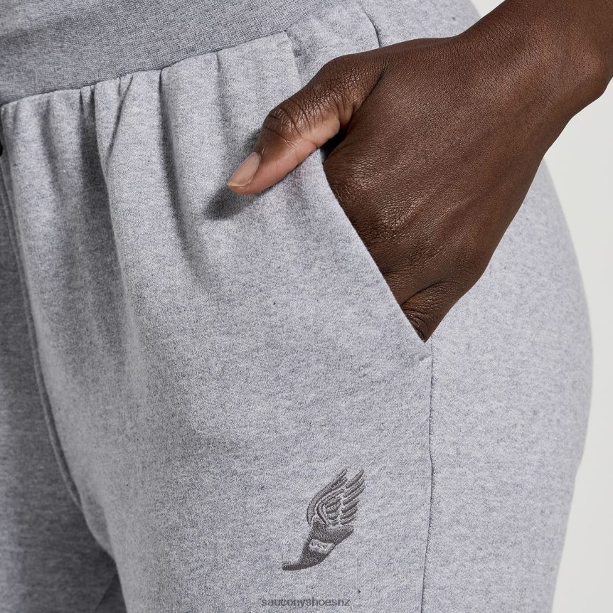 Saucony Rested Sweatpant TX0L64850 Light Grey Heather Graphic