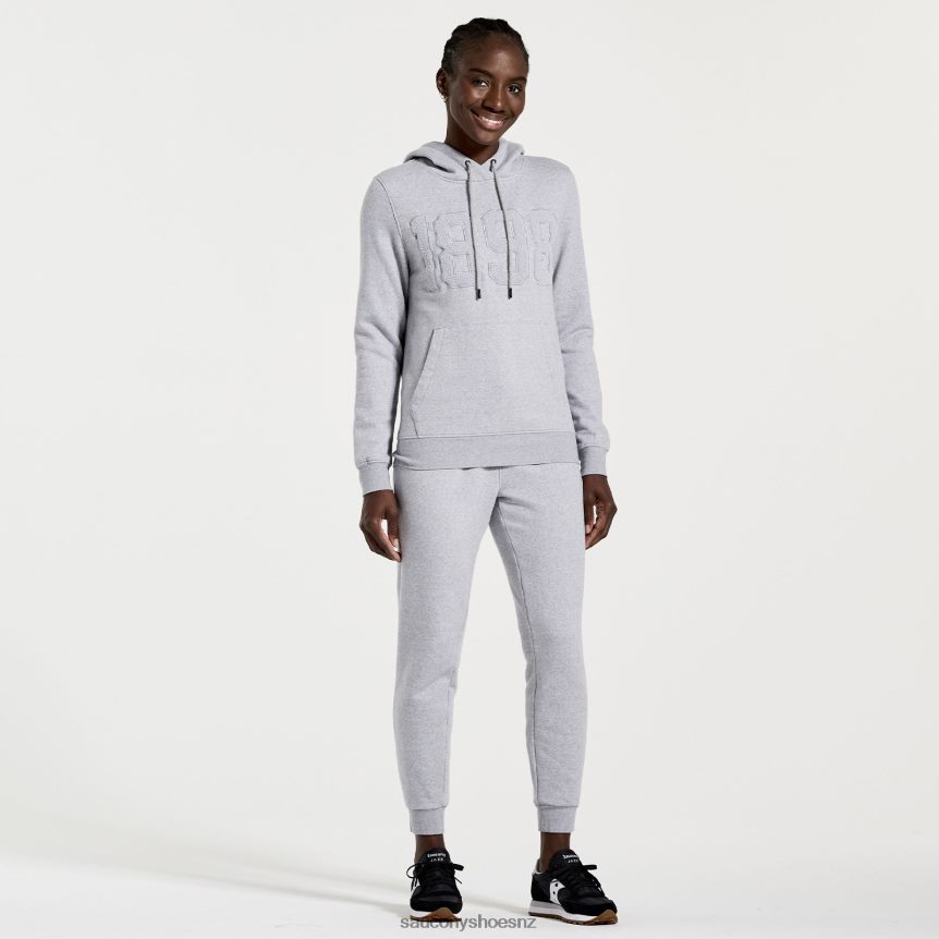 Saucony Rested Sweatpant TX0L64850 Light Grey Heather Graphic