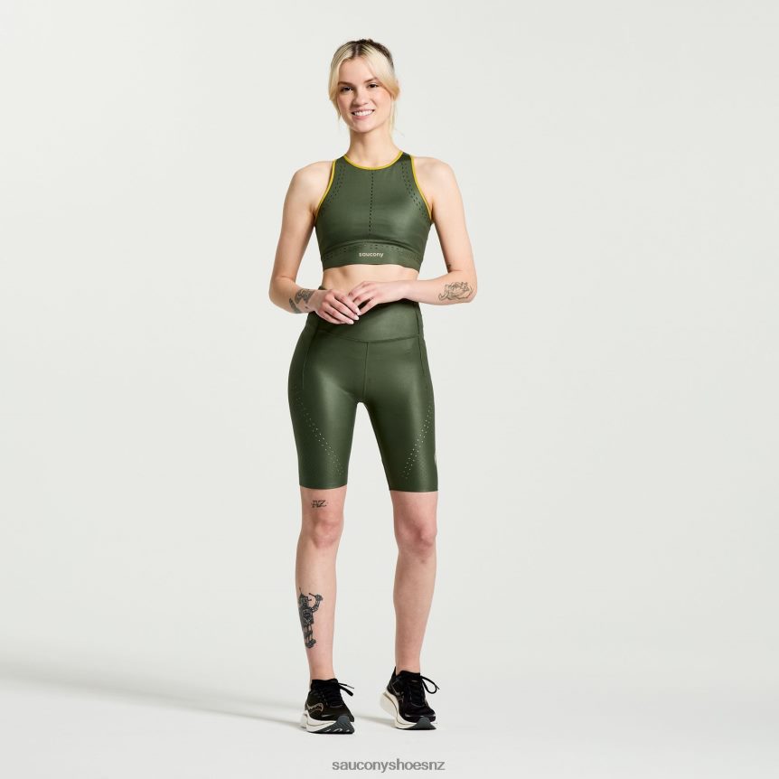 Saucony Pinnacle Bra Top TX0L64803 Climbing Ivy